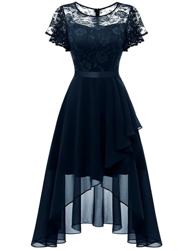 Wedtrend Abendkleider Hochzeit Brautjungfernkleider Elegant Cocktailkleid Vorne Kurz Hinten Lang Hohe Taille Swing...
